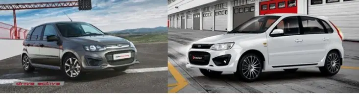 Модели версии Drive Active отличаются перенастроенной и заниженной подвеской. Слева — новая…