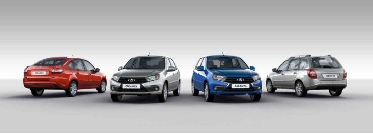 Актуальное семейство Lada Granta