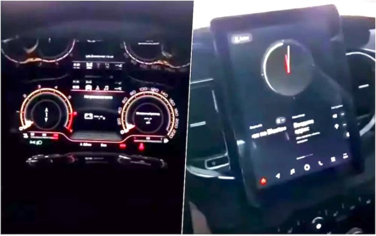 Цифровые приборы и «планшет» мультимедии Lada Vesta NG: первое видео