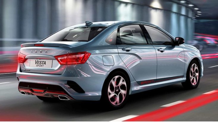 Новый седан Lada Vesta Sport NG: появилось первое фото