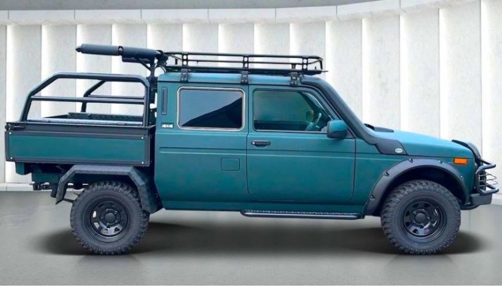 Немецкую «Мечту охотника» на базе Lada Niva Pickup оценили в 4,5 млн рублей
