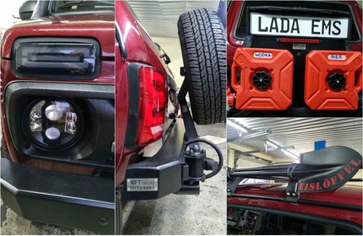 В основе машины лежит простой внедорожник Lada Niva Legend 2022 года выпуска, который получил целый…