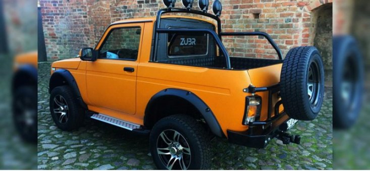 В Германии построили пикап на базе Lada Niva Legend стоимостью около 3 миллионов рублей