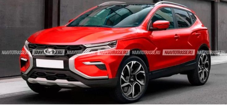 В Интернете показали рендеры нового кроссовера LADA CROSS 2022 модельного года