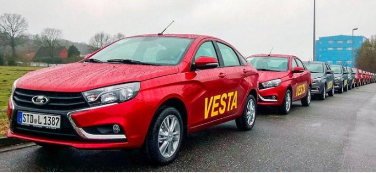 Продажи автомобилей LADA в Европе снизились на 23% в 2021 году