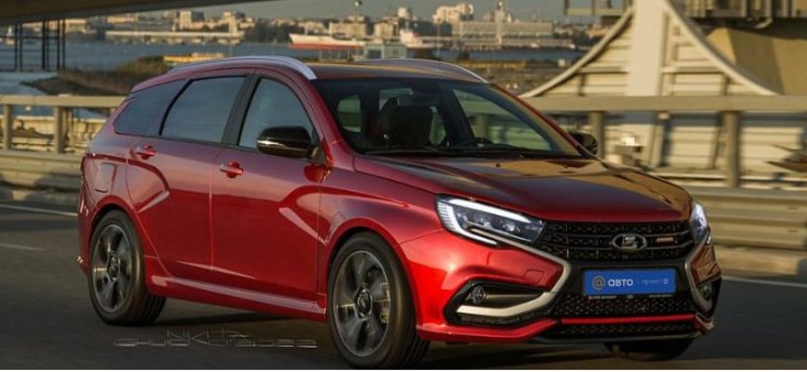 В Интернете показали первые качественные изображения универсала Lada Vesta SW Sport