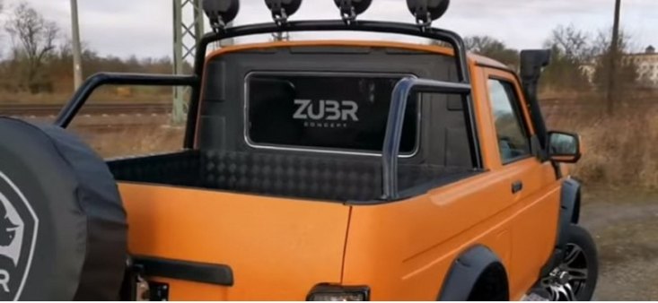 Autonews: немецкая компания Zubr выпустила экстремальный пикап на базе LADA Niva