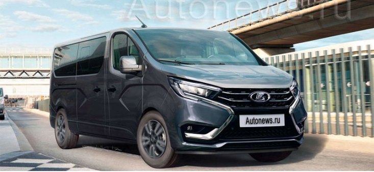 В Интернете продемонстрировали дебютные изображения нового микроавтобуса Lada