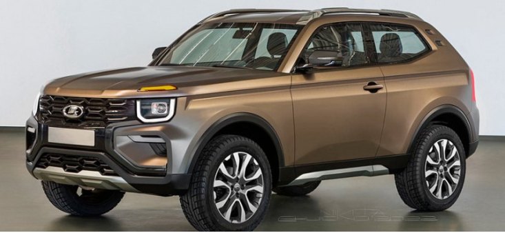 В Сети представили фото трехдверной версии внедорожника LADA Niva нового поколения