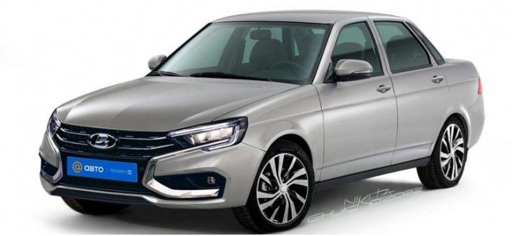 В Сети показали первые фоторендеры возрожденного седана LADA Priora
