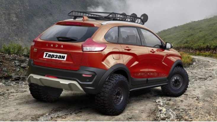 От этой модели LADA XRay Tarzan могли бы достаться и моторы: 2,0-литровый 143-сильный «атмосферник»…