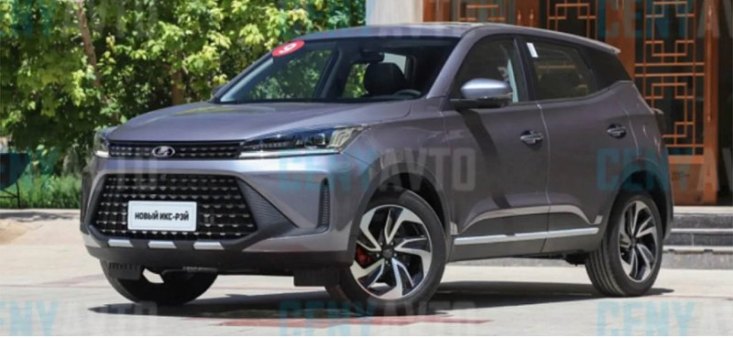 Обновленный кроссовер LADA XRay 2023 года на базе Chery представили на первых рендерах