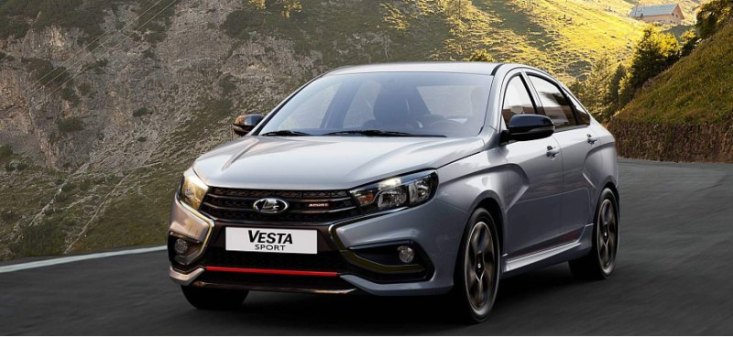 Компания АВТОВАЗ выпустила тестовую версию обновленного седана LADA Vesta Sport NG