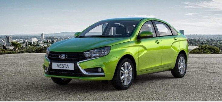 В России зарегистрировано почти 600 тыс. автомашин LADA Vesta