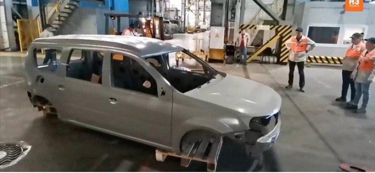 В Ижевск доставили два первых кузова LADA Largus для тестирования окраски