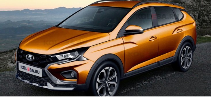 В Сети появились изображения нового универсала Lada Iskra Cross