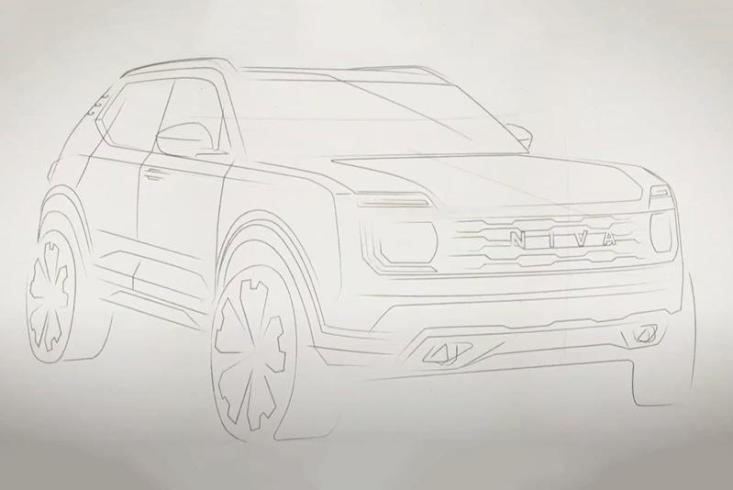 Скетч Lada Niva Vision