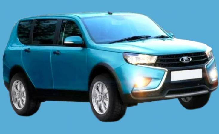 Неофициальный рендер нового кроссовера Lada B-Plus Cross (Изображение: соцсети)