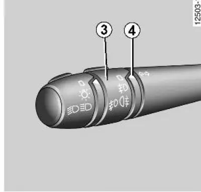 Please note that if it is necessary to turn on the fog lights, the side lights and low beam…
