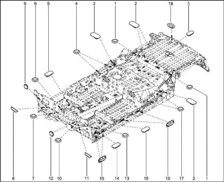 Заглушки в кузове