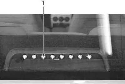 1 – high-brightness LED for additional brake light (in total, eight LEDs are used in the design);