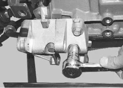 18. To replace the right support bracket, which is also the generator bracket, remove the generator…