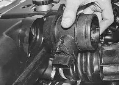6. …and remove the sensor from the filter…