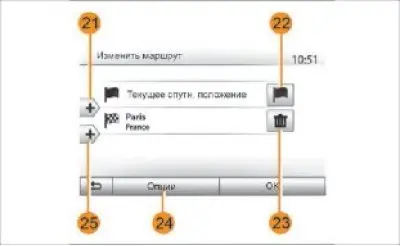Рис. 57. Дорожные участки и пункт назначения