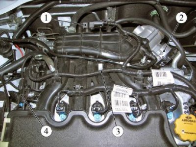 Рисунок 8-18 - Соединения жгута проводов системы…