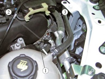 Рисунок 8-25 - Крепление клеммы жгута провода…