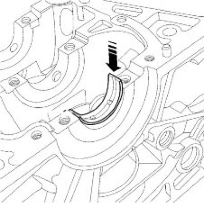 Рисунок 34 - Установка диска задающего положения коленчатого вала: 1 - коленчатый вал; 2 - диск…