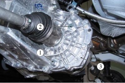 Рисунок 3-36 - Пробки отверстий для замены масла…