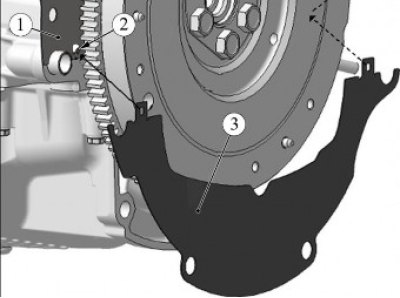 Рисунок 3-44 - Снятие нижней крышки картера…