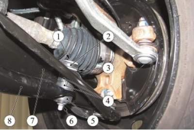 Рисунок 7-2 - Снятие стойки стабилизатора…