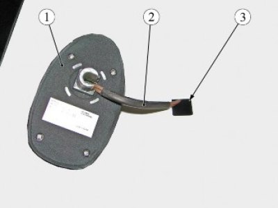 Рисунок 19-9 - Элементы крепления антенны (вид со…