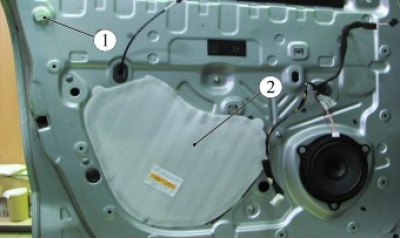 Рисунок 3-6 - элементы герметизации двери: 1 -…